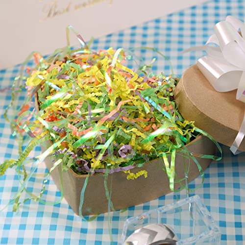 Crinkle Cut Paper Shred Filler (1/2 LB) for Gift Wrapping & Basket